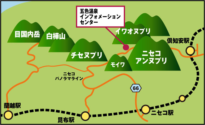 ニセコ連峰マップ